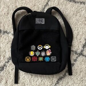 Black BlizzCon Backpack with Patches